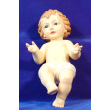 Niño Jesús mida real 25 cm resina