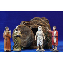 Milagro de Lázaro 10 cm resina