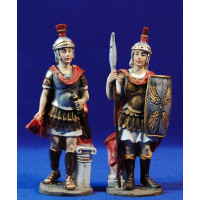 Pareja soldados romanos 14 cm resina