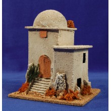 Casa hebrea cúpula 15x12x17 cm corcho