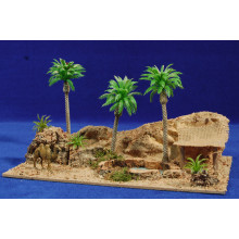 Oasis con camello 26x18x13 cm plástico