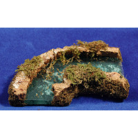 Río curva 15x15 cm corcho