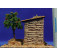 Casa con frutal 18x8x13 cm corcho