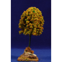 Árbol otoño amarillo 15 cm plástico