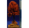 Árbol otoño rojo 15 cm plástico