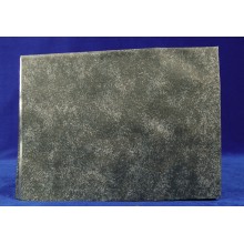 Tipo papel de roca diseño roca gris 70x50 cm aluminio pintado