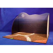 Caja ambientación noche y luna 58x38x38 cm madera