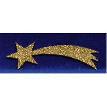 Estrella oro 20 cm cartón