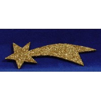 Estrella oro 16 cm cartón