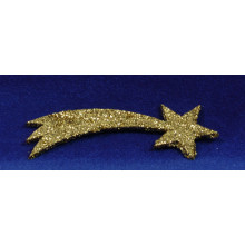 Estrella oro 11 cm cartón