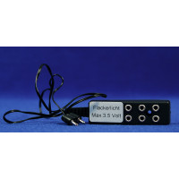 Enchufe múltiple intermitente  6 cm alargador 50 cm con interruptor plástico