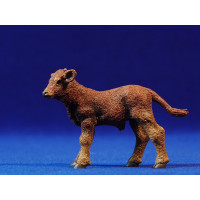 Ternero marrón 10 cm plástico calidad