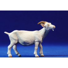 Cabra blanca 12 cm plástico calidad