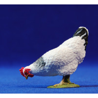 Gallina pioteando 15 cm plástico calidad