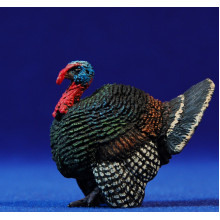 Pavo 15 cm plástico calidad