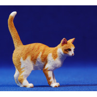 Gato 12 cm plástico calidad