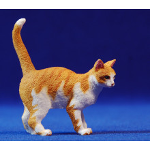 Gato 12 cm plástico calidad