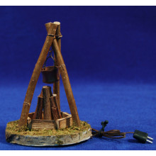 Fogata (3-4,5V)  11 cm madera
