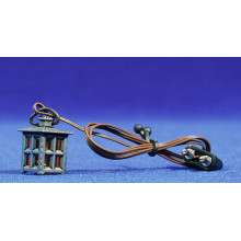 Farola bombilla luz amarilla 2,2 cm metal