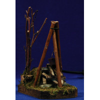Fogata (220V) 11x6x12 cm resina