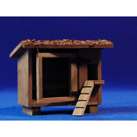 Gallinero puerta y escalera 8 cm corcho y plástico