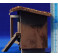 Gallinero puerta y escalera 8 cm corcho y plástico Gallinero puerta y escalera 8 cm corcho y plástico