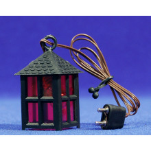 Farola luz roja 5 cm plástico
