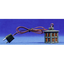 Farola bombilla luz amarilla 2,8 cm metal