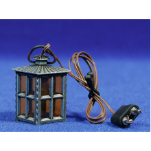 Farola bombilla luz amarilla 3,8 cm metal