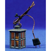 Farola bombilla luz amarilla 4,5 cm metal