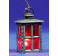 Farola bombilla luz roja 4,5 cm metal