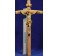Jesús en la cruz 9 cm resina y madera