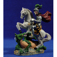 San Jorge 10 cm resina