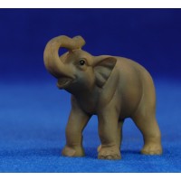Elefante cria 9 cm resina