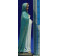 Virgen embarazada de pie blanca 9 cm resina