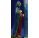 Virgen embarazada de pie rojo 11 cm resina