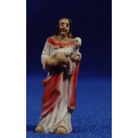 Jesús el buen pastor 5 cm resina