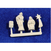 Nacimiento sin pintar 2 cm plástico