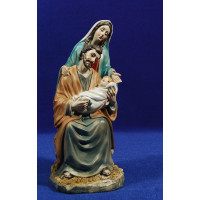 Nacimiento solo virgen de pie 18 cm resina