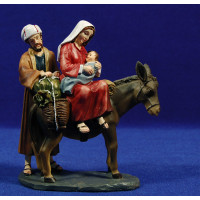 Huida a Egipto 13 cm resina