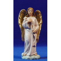 Ángel de pie blanco 11 cm resina