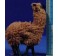 Grupodos alpacas con lana 9 cm resina