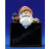 Pizarra con Papa Noel 11 cm resina