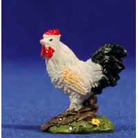 Gallo 10 cm resina