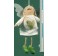 Ángel vestido blanco corazón verde 18 cm ropa Baden