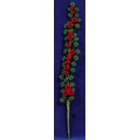 Enredadera flores rojas 21 cm plástico