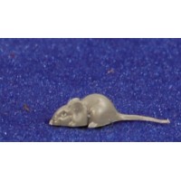 Ratón con cola 1,8 cm plástico