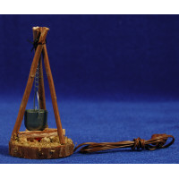 Fogata (3-4,5V) 9 cm madera