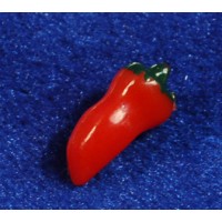 Pimiento rojo 1,4 cm resina
