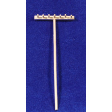 Rastrillo 12 cm madera